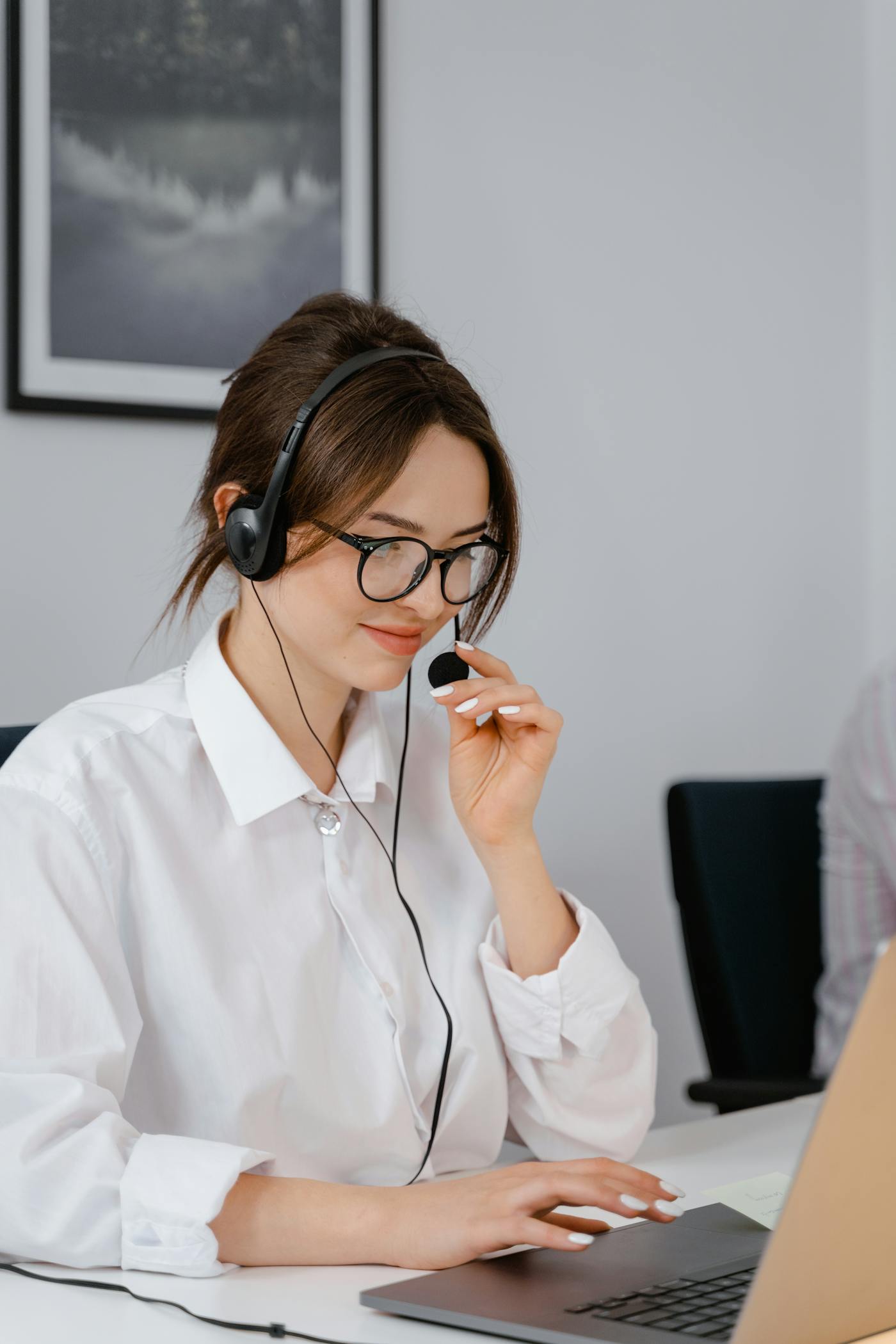 Person reading reviews on a phone